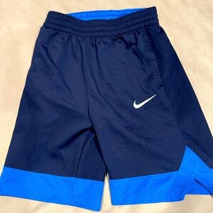 Nike large boys dri -fit shorts. Navy and blue. Non smoking home. Barely worn.